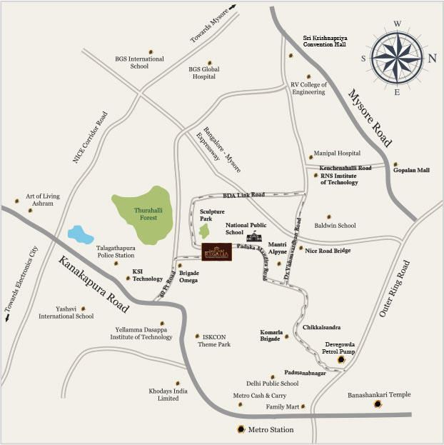 Akshaya Regalia 2BHk for sale in Kanakpura Rd