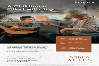 Discover Luxury Living with SOBHA Altus, Sector 108, Gurugram, Starting at ?6.7 Cr