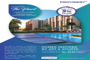 The Pearl at Provident Kenworth is a home inspired by art & sports in Hyderabad