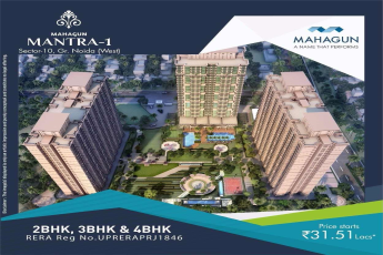 Experience world-class amenities at Mahagun Mantra I in Noida