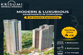 Krisumi Waterfall Residences: Experience the Zenith of Modern Luxury at Dwarka Expressway, Gurugram