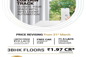 Innovative Living: Smart 3BHK Floors Elevating Lifestyle with Intelligent Automation