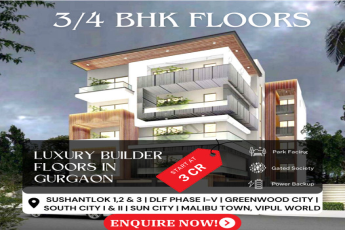 Introducing Opulent 3/4 BHK Floors in Gurgaon: The Pinnacle of Luxury Living