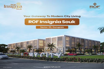 Explore Modern City Living at ROF Insignia Souk by ROF Group in Sector 93, Gurugram