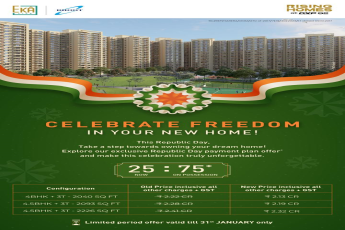 Celebrate Freedom with Rising Homes at DXP 92, Gurgaon - Starting at ₹2.13 CR, by EKA Life & Dhoot Group