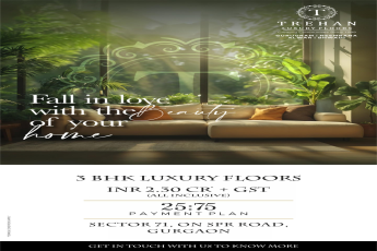 Luxury 3 BHK Floors by Trehan, Sector 71 Gurgaon, Starting at 2.30 Cr