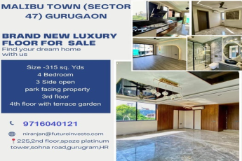 Discover Elegance at Malibu Town, Sector 47, Gurgaon: Brand New Luxury Floor Now for Sale