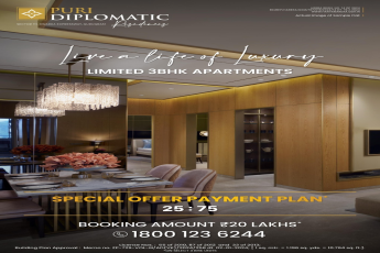 Limited 3BHK Apartments, Puri Diplomatic, Sector 111, Gurugram