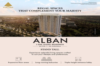 Pyramid Infratech's Alban: Luxurious 3 BHK Residences in Sector-71, SPR Gurugram