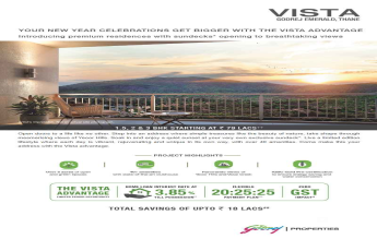 Introducing premium residences with sundecks opening to breathtaking views at Godrej Vista in Mumbai