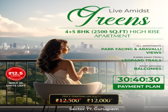 Experience Serene Luxury with 4+S BHK Apartments in Sector 77, Gurugram