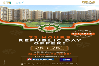 72 Hours Republic Day Offer: Get Your 4 BHK in Rising Homes at DXP 92, Gurgaon, Starting at ₹2.13 Cr!