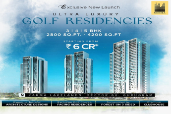 Experience Elegance at Sobha's Ultra Luxury Golf Residencies in Karma Lakelands, Sector-80, Gurugram