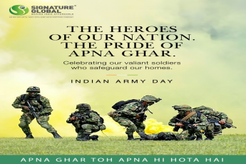 Signature Global Honors the Heroes on Indian Army Day