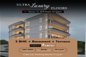 Discover Elevated Living with Ultra Luxury Floors in Sector 71, SPR Road, Gurgaon