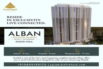 Experience Exclusive Living at Pyramid Alban in Sector-71, SPR Gurugram