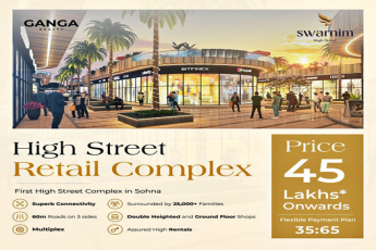 Presenting 35:65 fiexible payment plan at Ganga Swarnim, Sohna, South of Gurgaon