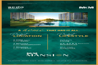 Experience Luxury Living at M3M Mansion, SCDA, Gurgaon