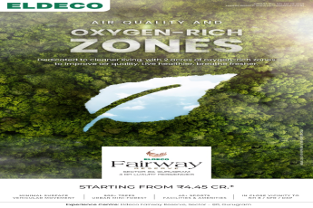 Experience Clean Air at Eldeco Fairway Reserve, Gurugram - Starting ?4.45 Cr