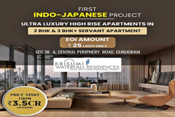 Krisumi Waterfall Residences: A Blend of Indo-Japanese Elegance in Gurugram