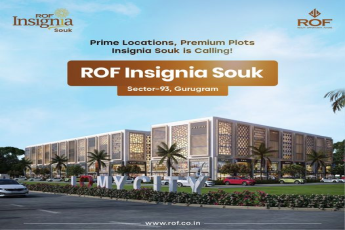 Discover Premium Commercial Plots at ROF Insignia Souk, Sector-93, Gurugram