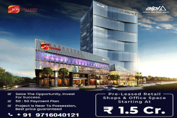 AIPL Joy Gallery: A Premier Commercial Hub for Pre-Leased Retail and Office Space in Gurugram