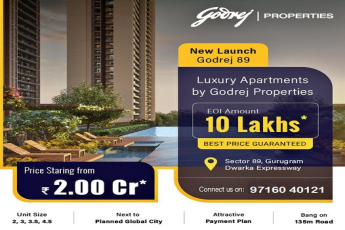 Godrej 89: The New Address for Luxury Living in Sector 89, Dwarka Expressway, Gurugram