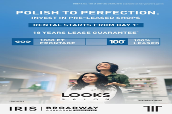 Invest in Pre-Leased Shops at Iris Broadway, Gurugram