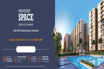 Spacious 3 BHK homes starting from Rs62.69 Lac at Provident Space, Hyderabad