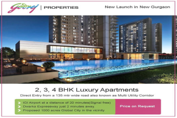 Godrej Properties Introduces Luxury Living with 2, 3, 4 BHK Apartments in New Gurgaon