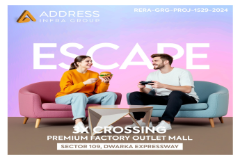 3X Crossing, Premium Factory Outlet Mall, Sector 109, Dwarka Expressway