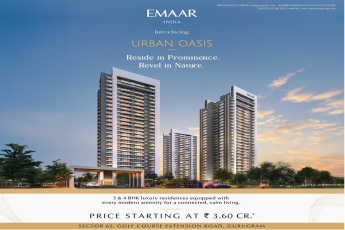 Emaar Urban Oasis: Reside in Prominence Amidst the Greenery of Sector 62, Gurugram