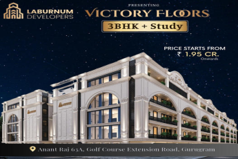 Laburnum Developers' Victory Floors: Grandeur in Gurugram with 3BHK + Study Homes