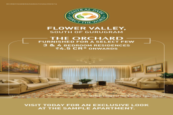 Discover Luxurious Living at The Orchard, Flower Valley, Gurugram with Central Park - Starting at 4.5 CR