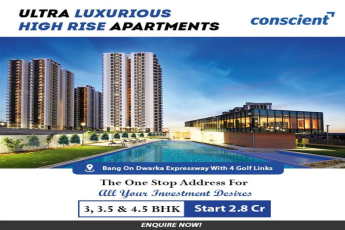 Conscient Real Estate's Exclusive High Rise Apartments on Dwarka Expressway: A Haven of Ultra Luxury