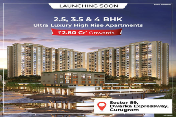 Launching Soon: Ultra Luxury High Rise Apartments in Sector 89, Dwarka Expressway, Gurugram