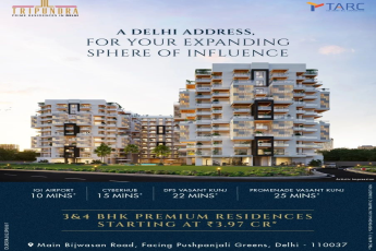 Discover Luxury in Delhi, Tripundra Residences Starting at ?3.97 Cr, By TARC