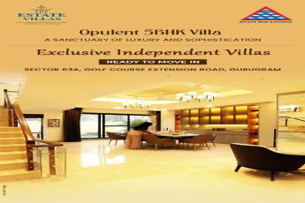 Discover Opulent 5BHK Villas, Sector 63A Gurugram by Anant Raj Limited