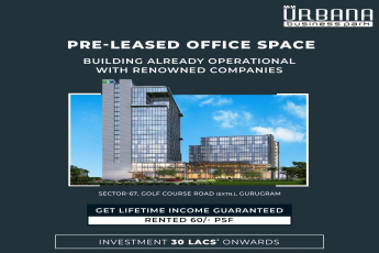 Get lifetime income guaranteed rentad Rs 60 per Sqft at M3M Urbana Business Park, Gurgaon