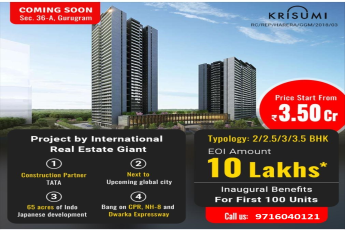 Krisumi Waterfall Residences: A Landmark Development in Gurugram