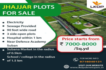 LKDP Developers Offer Prime Jhajjar Plots for Sale: A Gateway to Your Dream Home