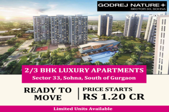 Godrej Nature Plus, Sector 33, Sohna: A Haven of Luxury Apartments in South Gurgaon, Now Open for Move-In