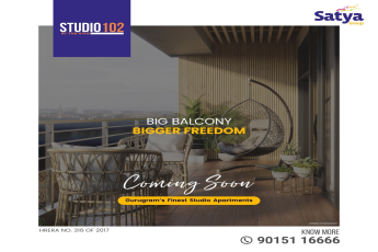 Studio 102 at The Hive by Satya Group: Spacious Living Redefined in Gurugram