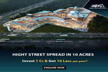 AIPL's High Street Bonanza: Invest ?1 Cr and Reap ?10 Lacs Per Annum in a 10-Acre Commercial Haven