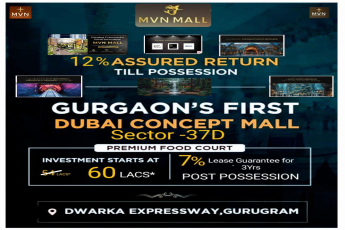 Invest in MVN Mall, Gurgaon: Assured Returns & Luxury