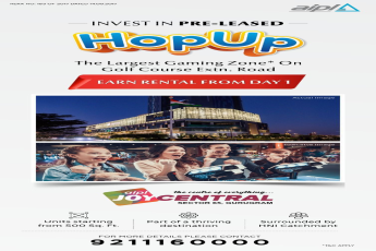 Invest in Pre-Leased HopUp at AIPL Joy Central, Sector 65, Gurugram