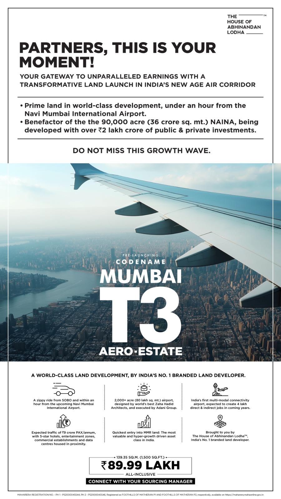 Lodha Mumbai T3 Aero Estate Plots Image