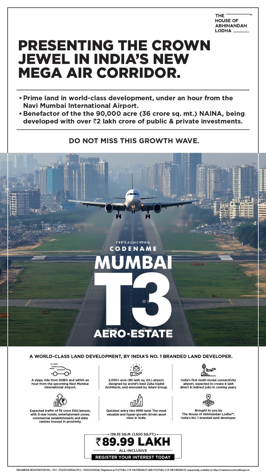 Lodha Mumbai T3 Aero Estate Plots Image