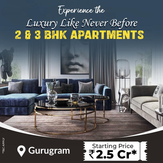 Unveiling Gurugram's Epitome of Elegance: Premium 2 & 3 BHK Apartments Starting at ?2.5 Cr Update