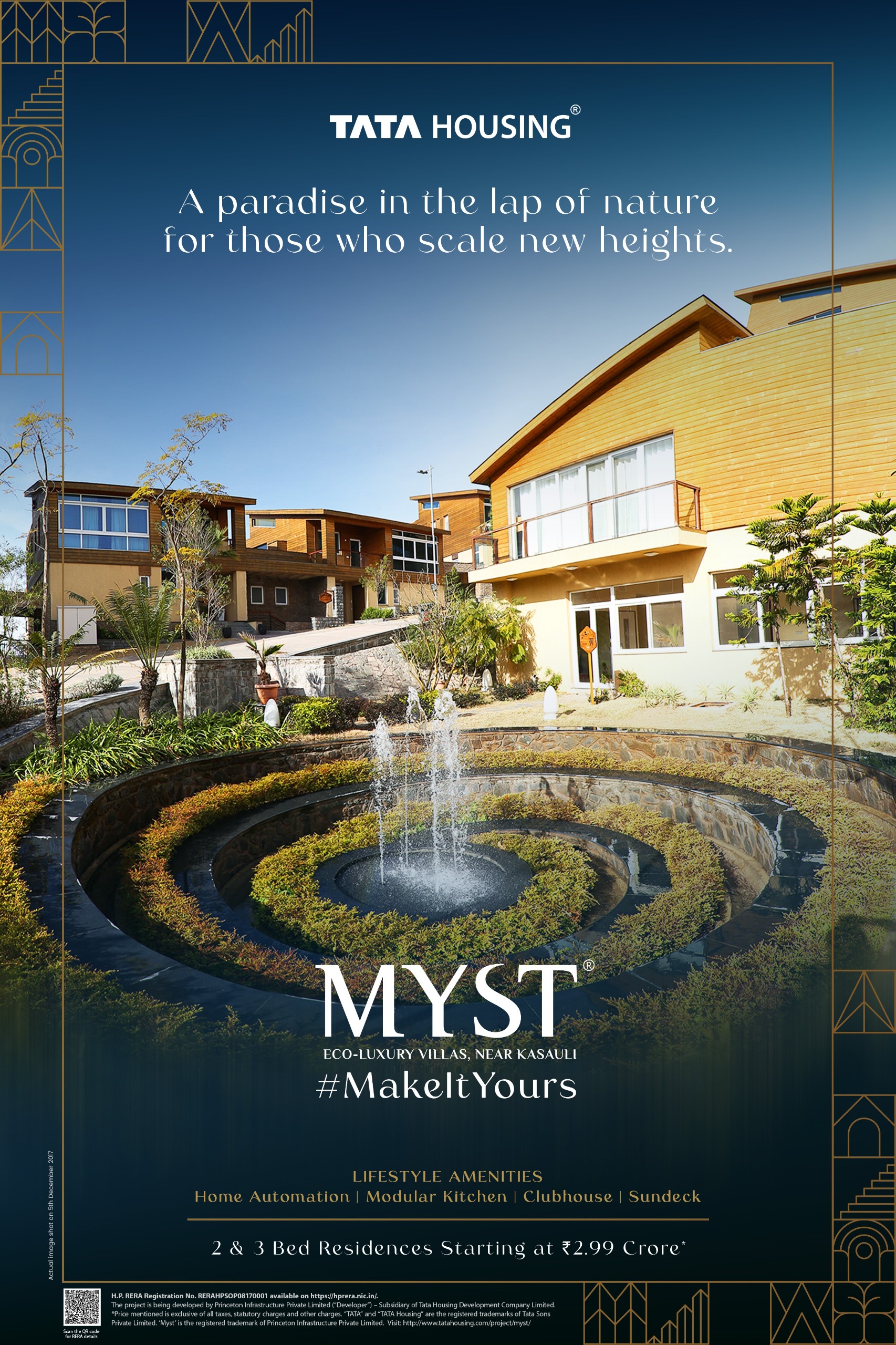 Tata Housing Myst Kasauli: Eco-Luxury Villas Atop Scenic Hills Update